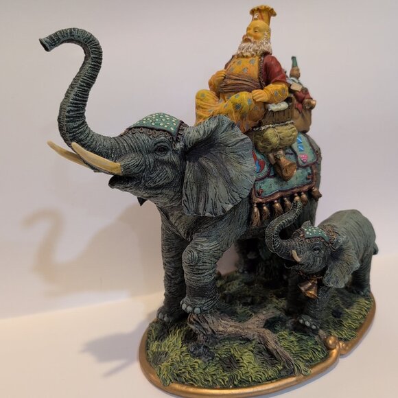 2001 Santa's Journey, “Santa's Bumpy Ride" by Wong's Intl Inc. Ltd #509 of 5000 - Picture 1 of 8